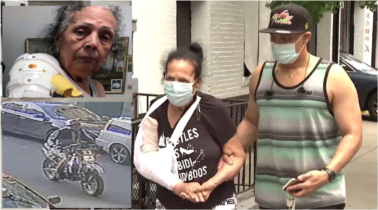 Motorista atropella dominicana en el Alto Manhattan y la deja abandonada en la calle