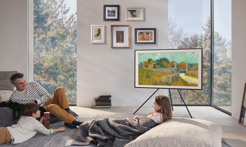 The Frame TV se adapta a la estética de cualquier estilo decorativo, gracias a su versatilidad