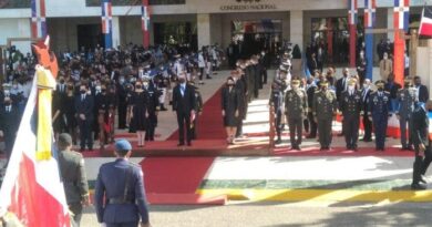 Presidente Abinader llega al Congreso Nacional para su primera rendición de cuentas
