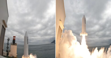 Corea del Sur realiza un lanzamiento exitoso de su misil de combustible sólido para colocar en órbita satélites espía