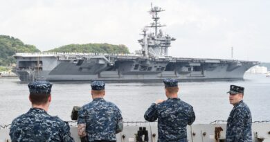 Encuentran a tres marineros muertos en incidentes no relacionados en el portaviones USS George Washington en menos de una semana
