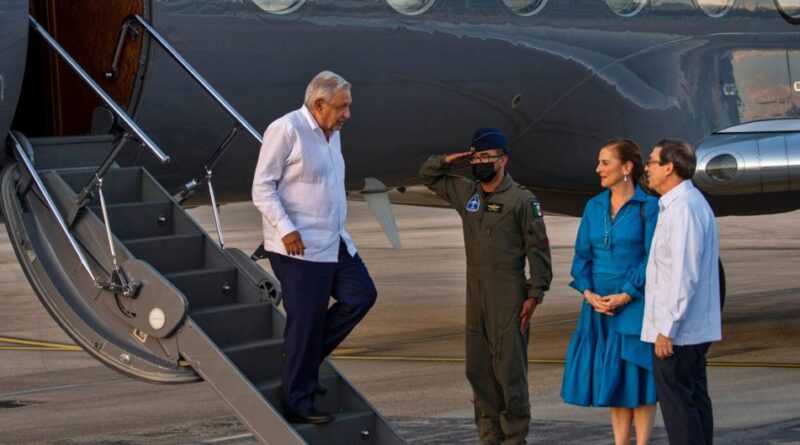 López Obrador llega a La Habana durante su gira por Centroamérica y Cuba
