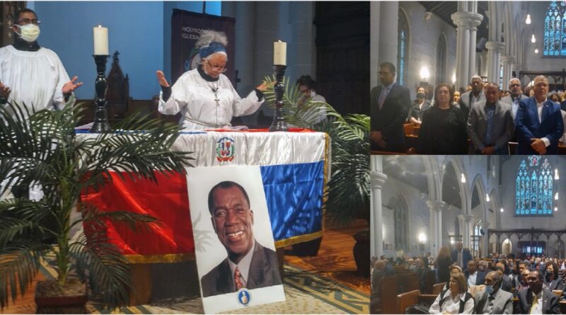 Jáquez resalta legado de Peña Gómez a la diáspora en masiva misa en iglesia episcopal del Alto Manhattan