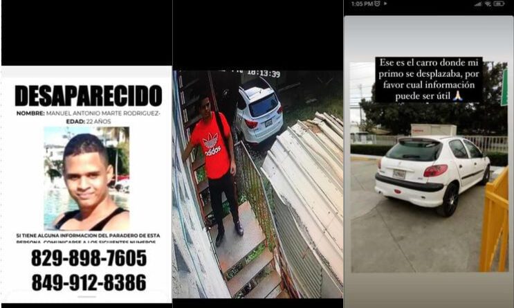 Hallan en Las Américas vehículo de joven desaparecido