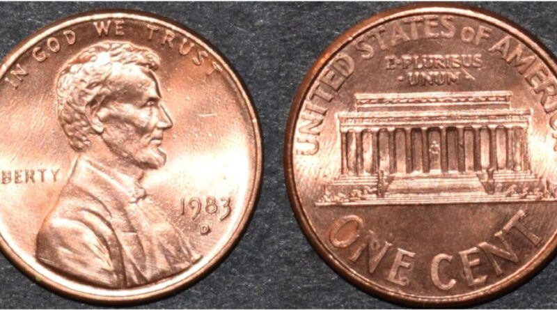 Coleccionistas de monedas raras ofrecen 7 mil dólares por 1 centavo de 1983 con la efigie de Lincoln y errores de fábrica