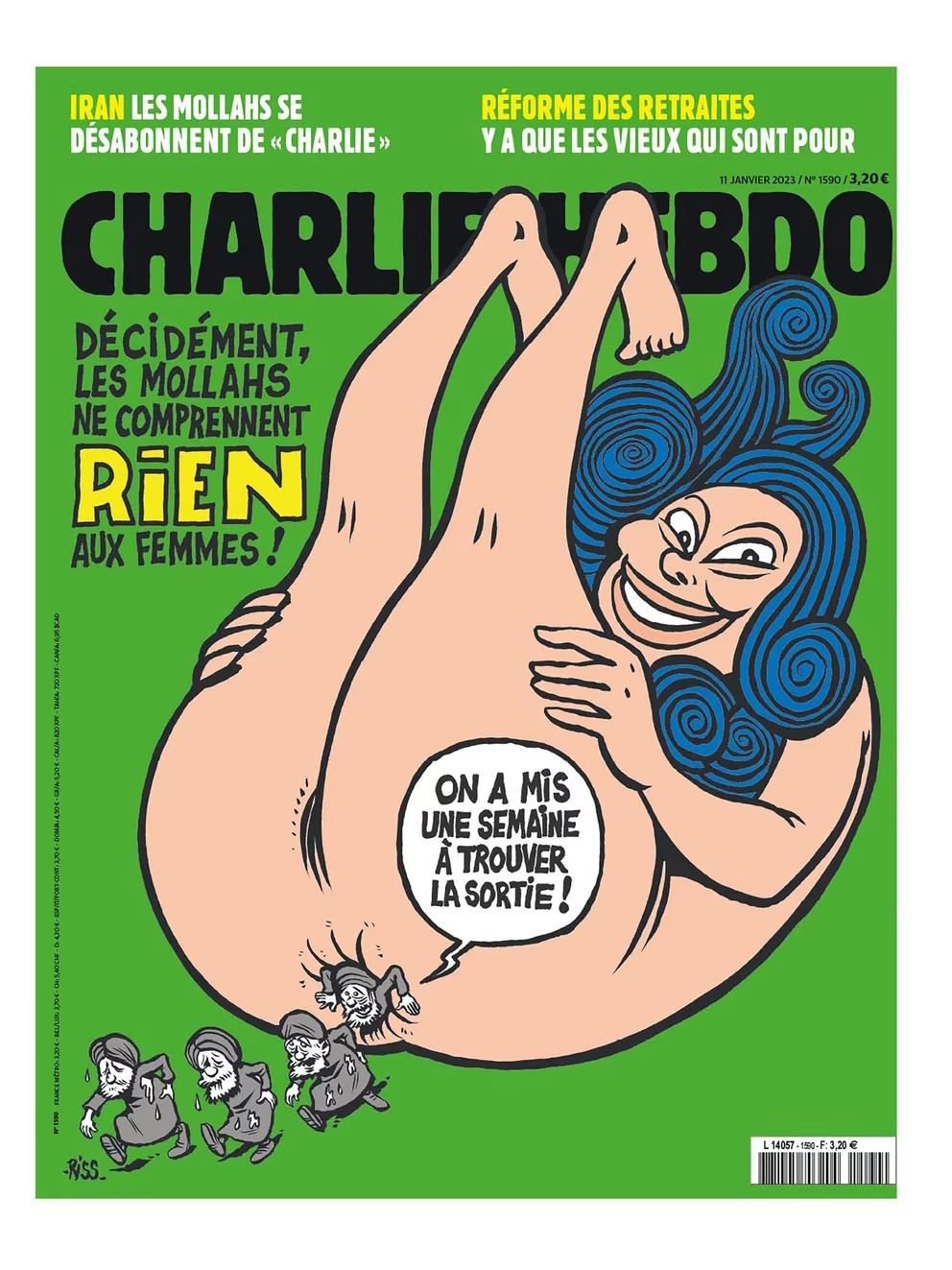 La revista Charlie Hebdo publicará más caricaturas del ayatollah Ali Khamenei pese a las amenazas del régimen de Irán