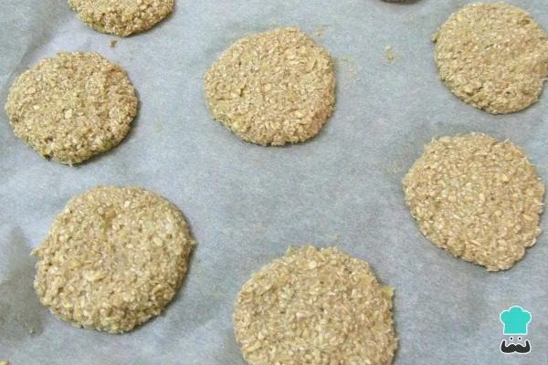 Receta de Galletas de avena fáciles y rápidas