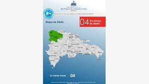 COE disminuye a cuatro las provincias en alerta