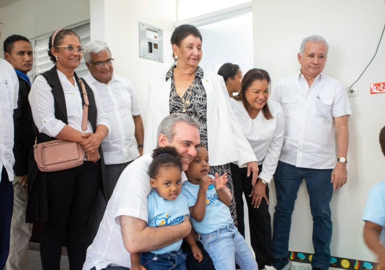 Presidente Abinader afirma inauguraciones de CAIPI benefician la educación temprana en RD