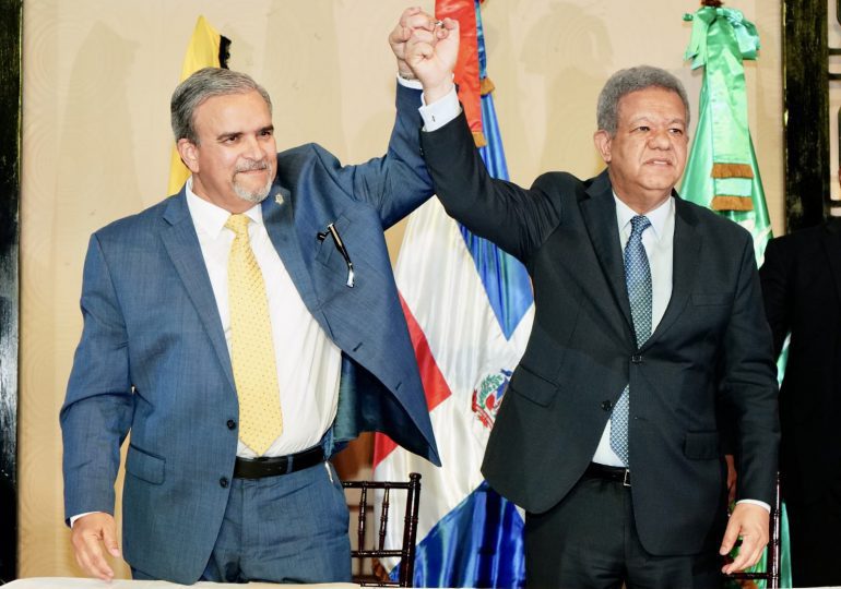 Leonel Fernández formaliza primera alianza electoral para el 2024