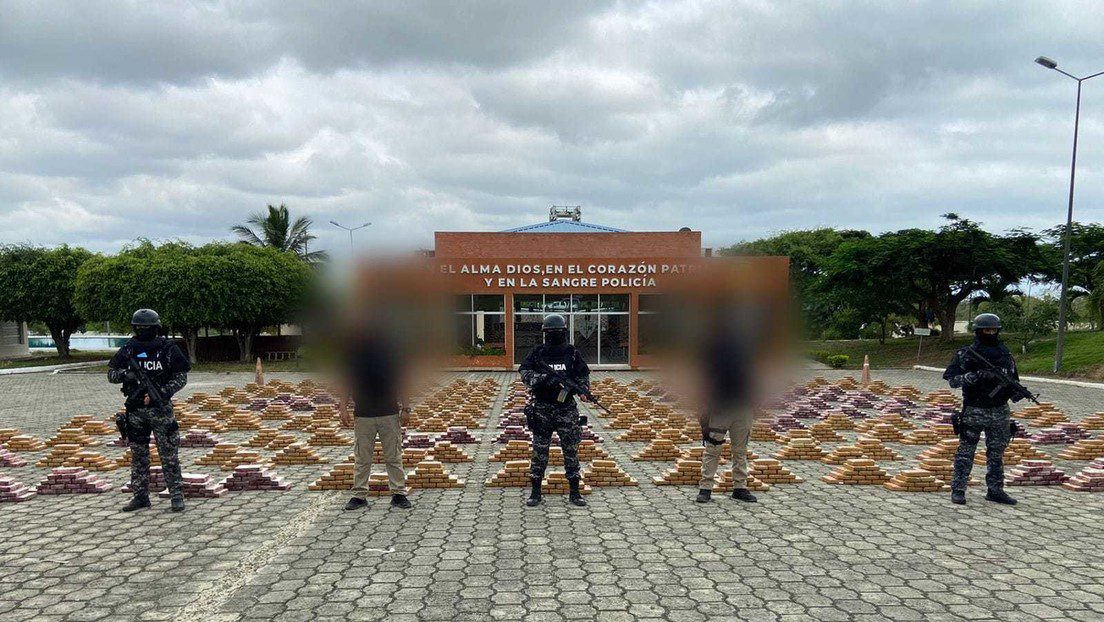 Incautan en Ecuador más de 4 toneladas de cocaína que serían enviadas a EE.UU.