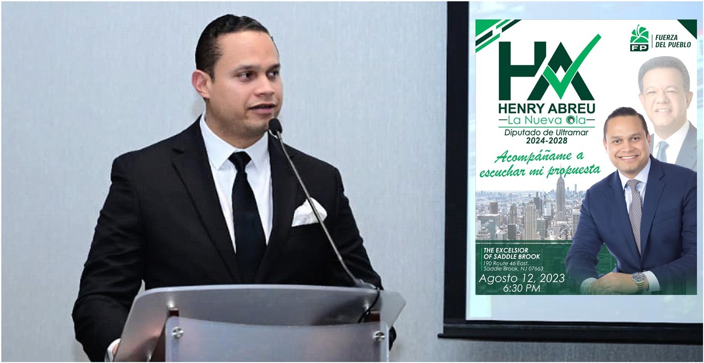 Precandidato a diputado de FP Henry Abreu convoca encuentro comunitario en NJ para exponer propuestas y escuchar sugerencias
