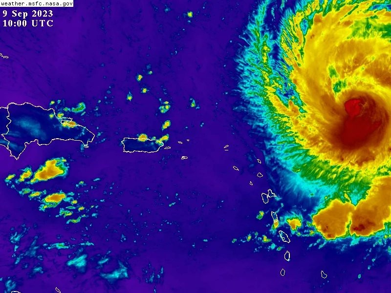 Onamet prevé que huracán Lee provocará olas y ráfagas de viento "muy peligrosas"