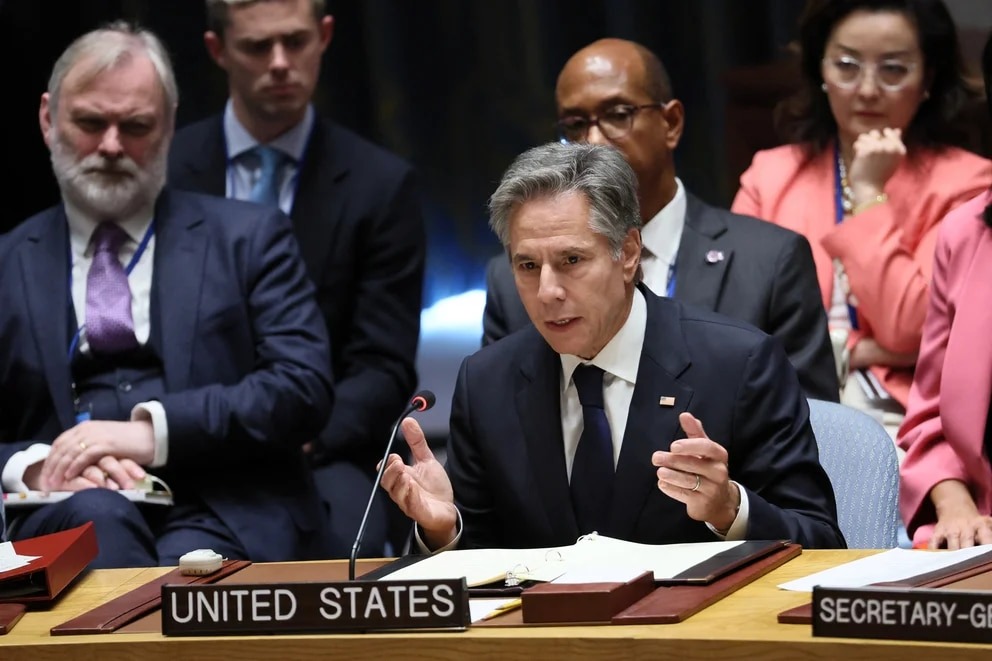 Antony Blinken al Consejo de Seguridad de la ONU: “Rusia comete a diario crímenes de guerra y contra la humanidad en Ucrania”