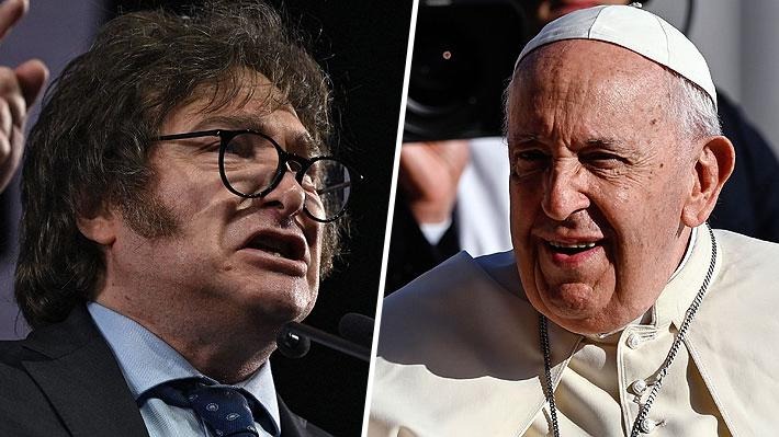 Polémica en Argentina por antiguos dichos de Milei sobre el Papa: Iglesia respondió con dureza