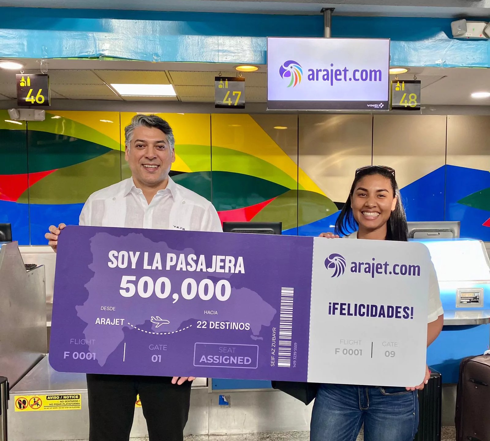 Arajet sobrepasa el medio millón de pasajeros transportados