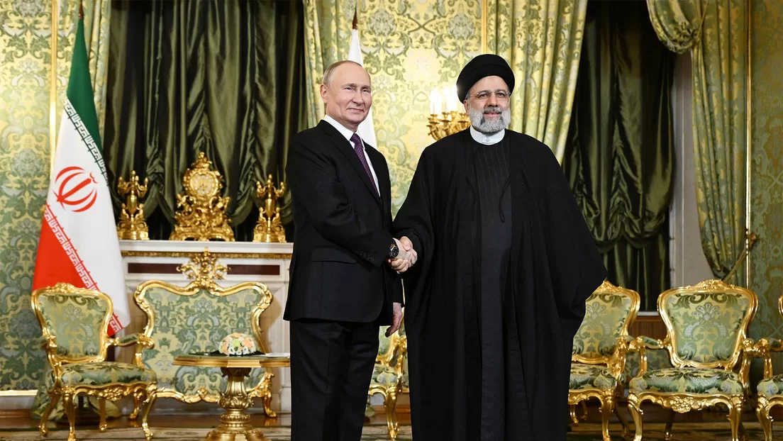 "Es importante intercambiar puntos de vista sobre Palestina": Putin durante su encuentro con Raisi