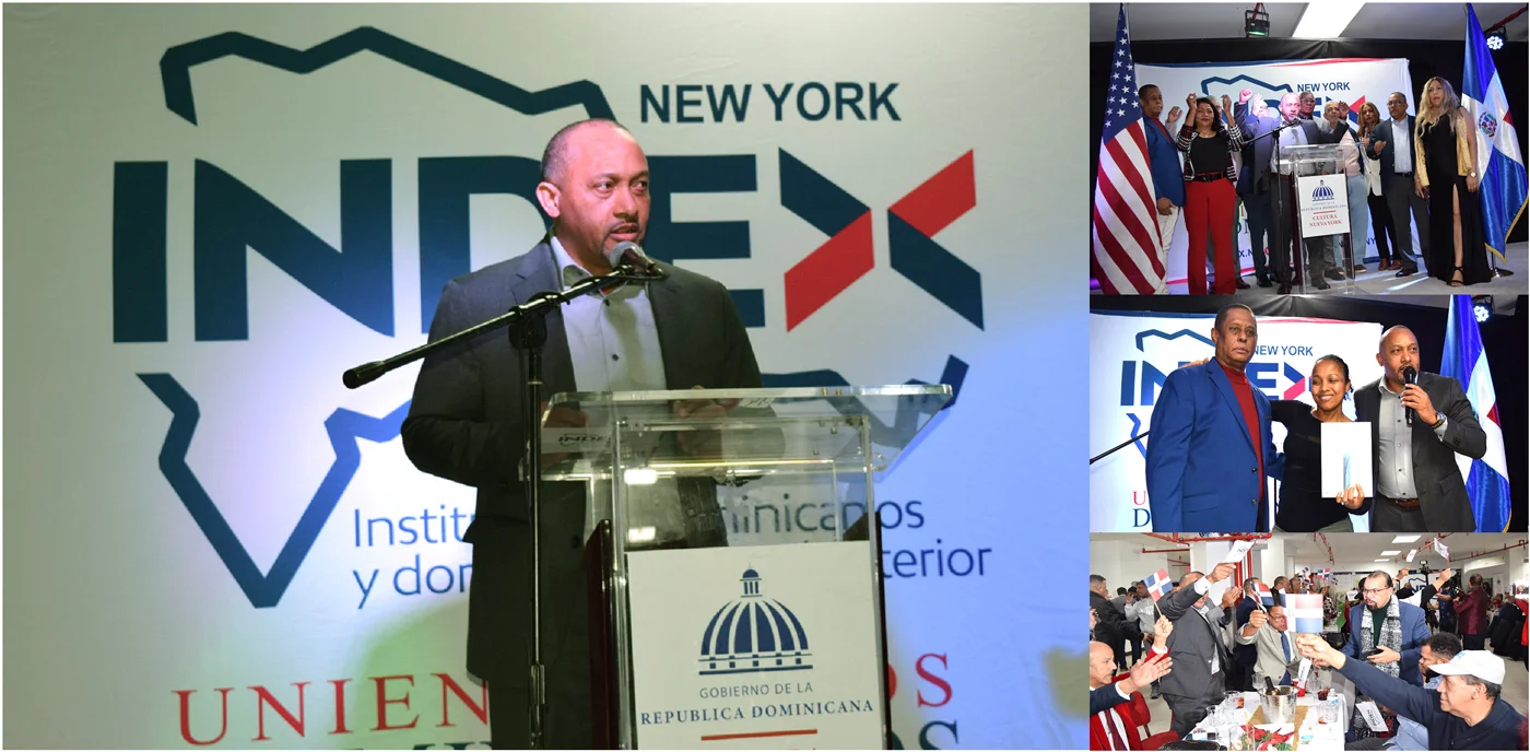 INDEX NY celebra Día del Dominicano en el Exterior con agasajo navideño a periodistas, comunitarios, música, regalos, rifas y cena