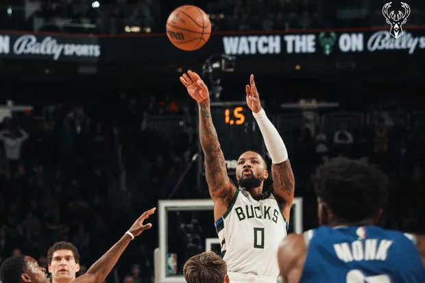 NBA: Los Bucks vencieron a los Knicks con un triple de Lillard en la hora. Hubo más