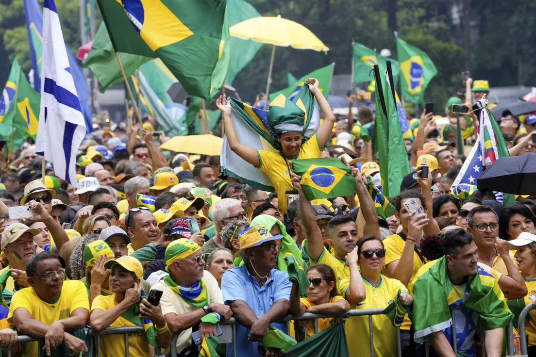 Gran movilización en Sao Paulo en apoyo a Bolsonaro