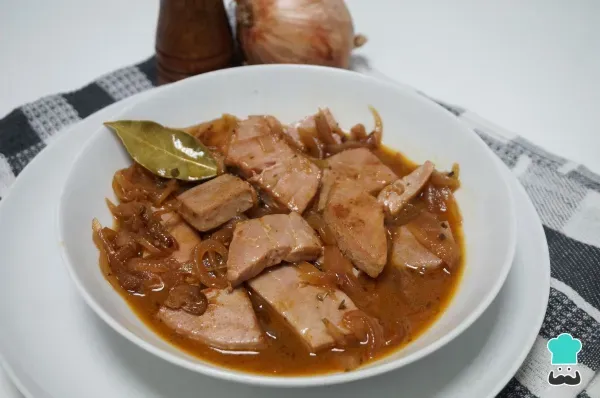 Receta de Atún encebollado de la abuela