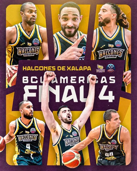 Halcones de Xalapa clasifica al Final Four de la Basketball Champions League Americas