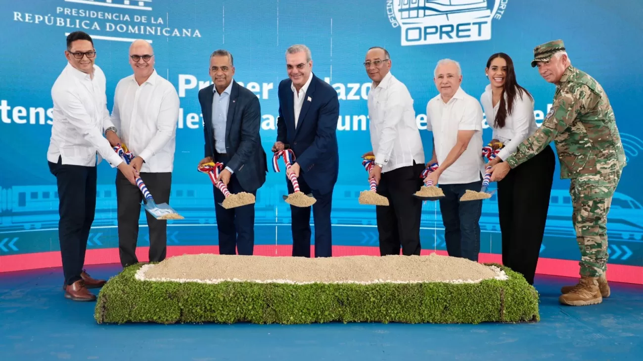 Presidente Abinader deja iniciados trabajos para extensión de la Línea 1 del Metro de Santo Domingo hacia Punta de Villa Mella