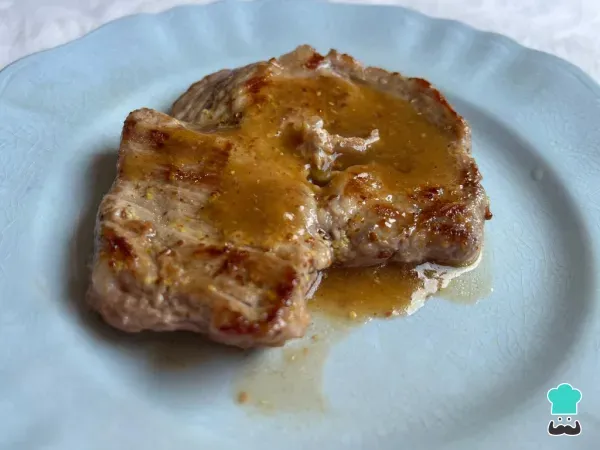 Receta de Bondiola a la mostaza