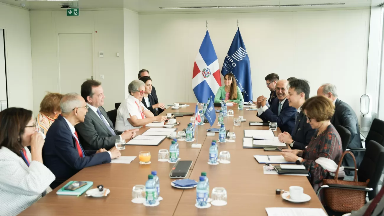 El ministro Bisonó participa en la 65ª Asamblea de la Organización Mundial de la Propiedad Intelectual, en Ginebra