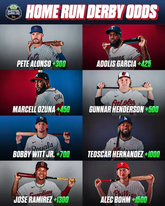 Este es el gran favorito para conquistar el Home Run Derby 2024