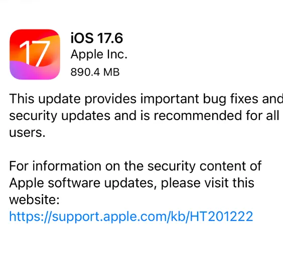 ¡Alerta de Seguridad! Actualiza tu iPhone a iOS 17.6 YA