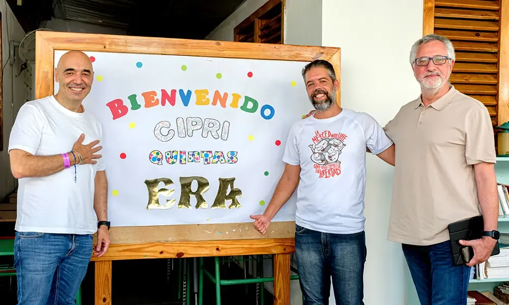Cipri Quintas visita Fundación La Merced