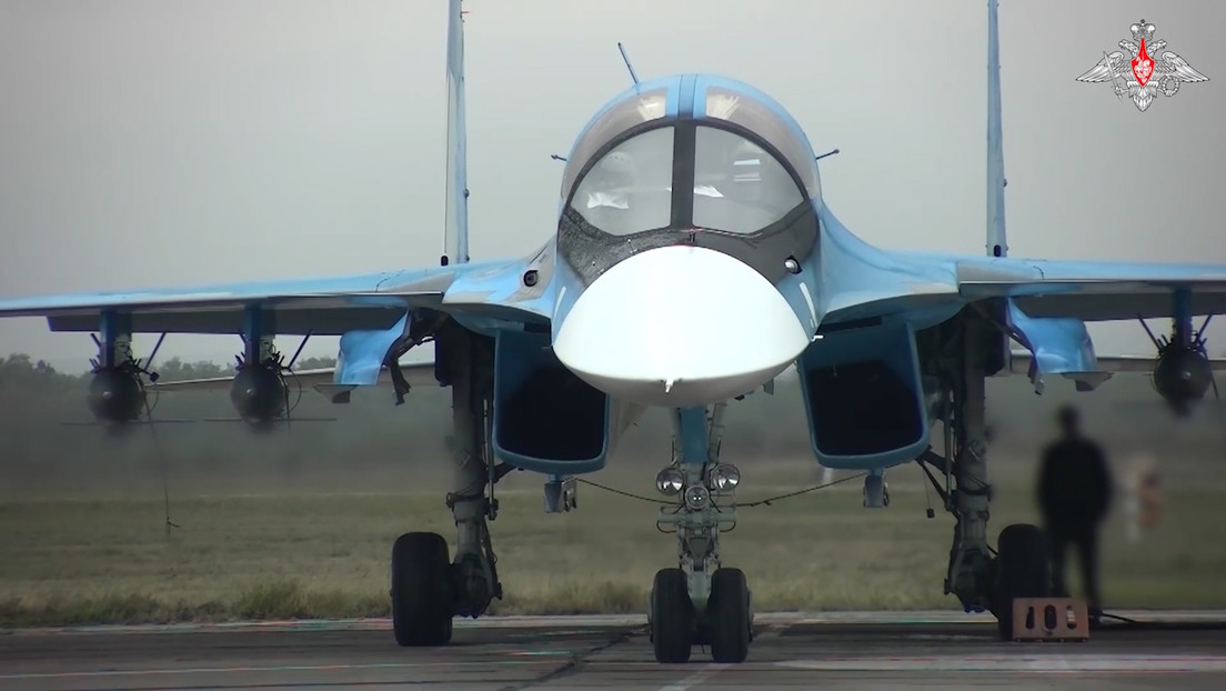 Avión de combate ruso destruye un bastión ucraniano