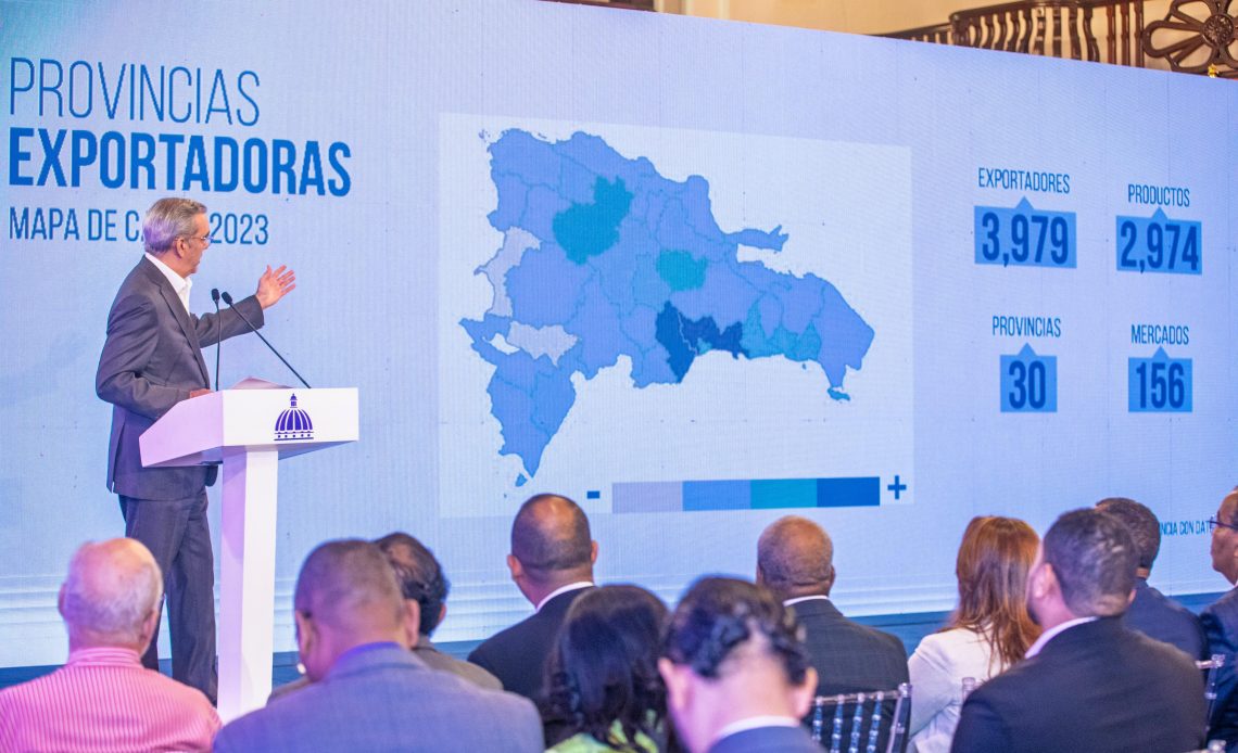 Presidente Abinader presenta crecimiento de exportaciones nacionales; RD alcanza cifras récord en últimos cuatro años
