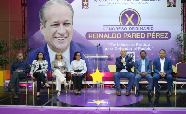 PLD clausurará el domingo 24 congreso que ratificó a Danilo Medina en Presidencia; Jaime David dice reto de los demás partidos es elegir sus direcciones en proceso democrático