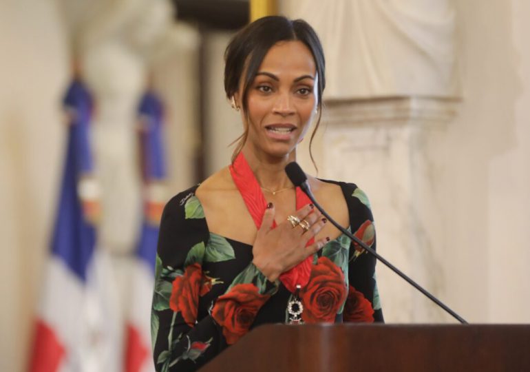 Zoé Saldaña: “El ser dominicano no es lo que se dice, es lo que se hace día a día”