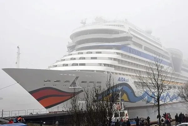 Primera escala de AIDAnova da inicio a temporada de la naviera en Kiel