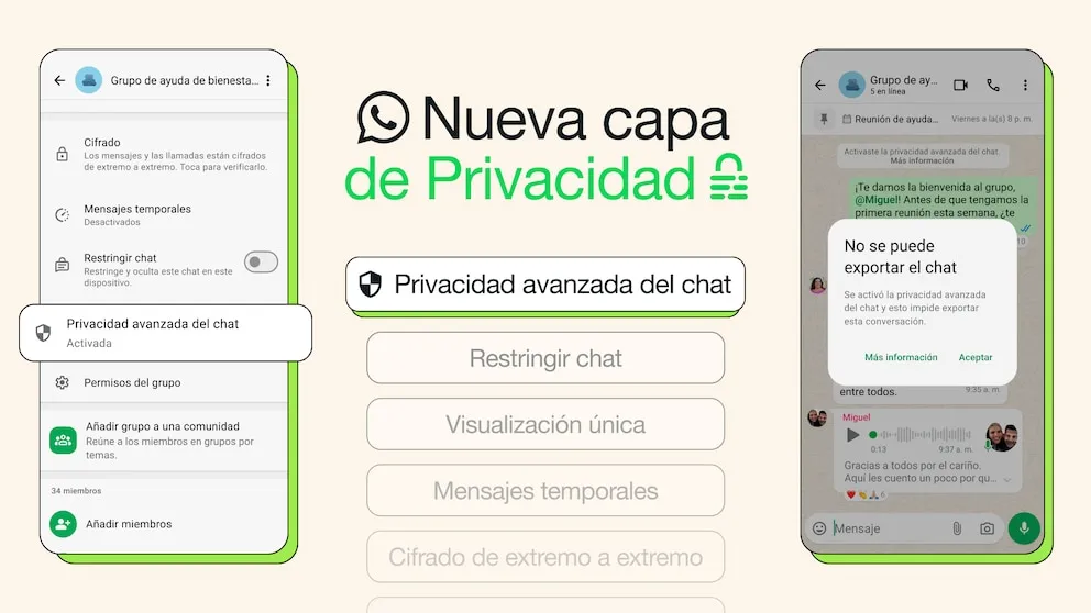 Cómo proteger fotos y mensajes en WhatsApp para que no puedan ser reenviados