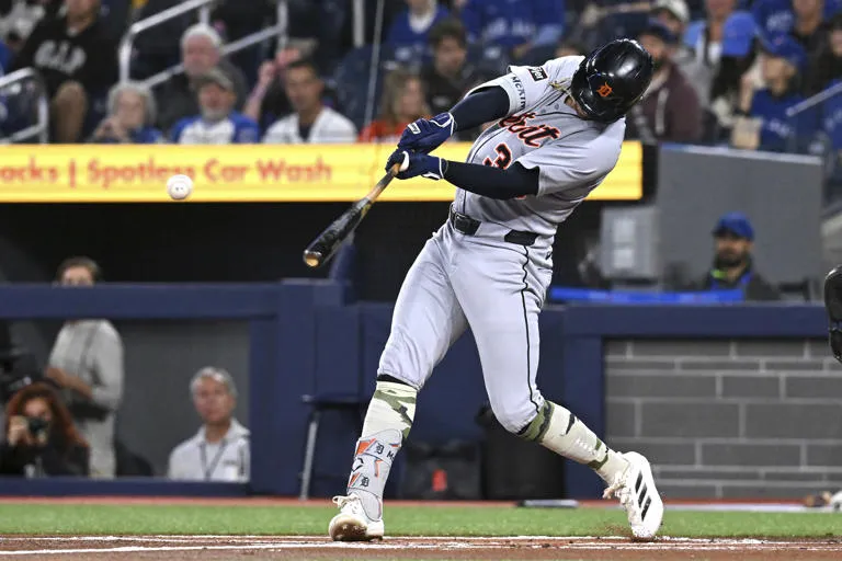 Torkelson impulsa 3 carreras y Tigres vencen 3-2 a Azulejos