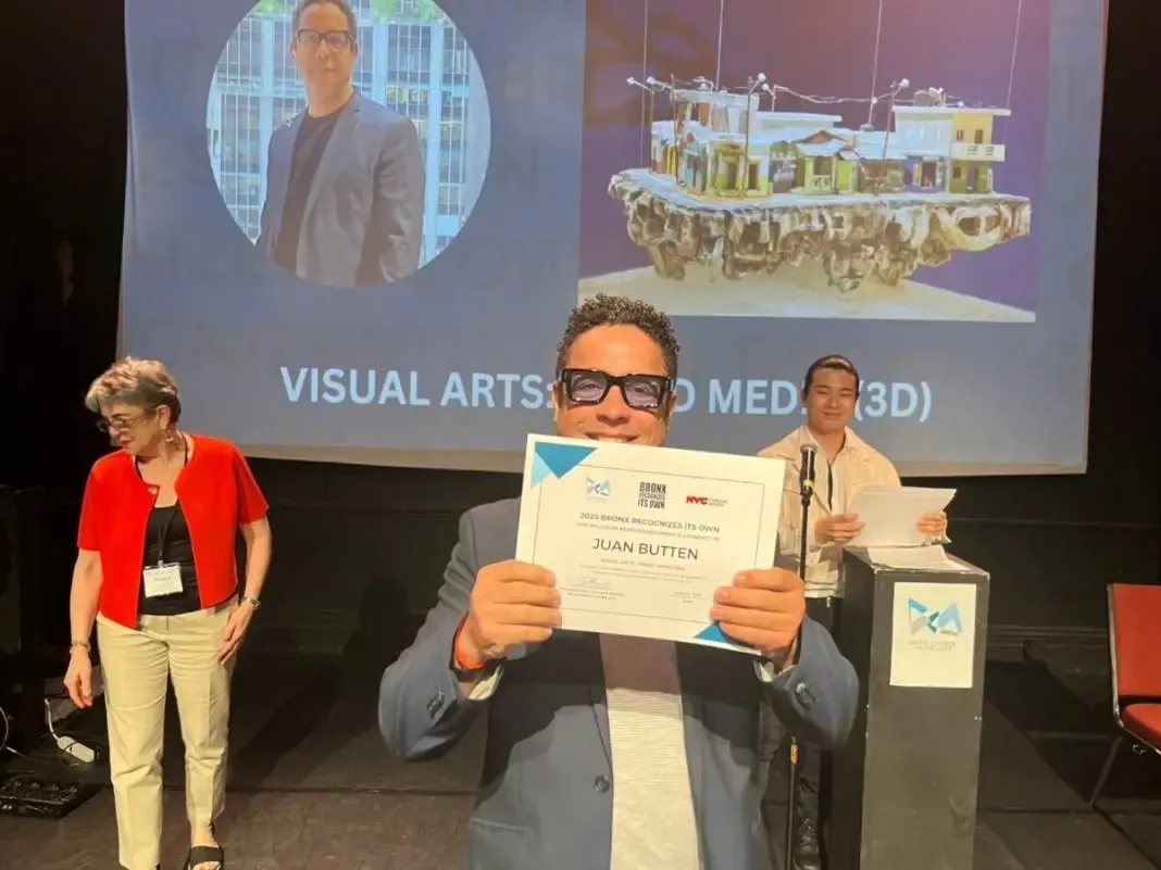 NY: Artista visual dominicano Juan Butten es galardonado