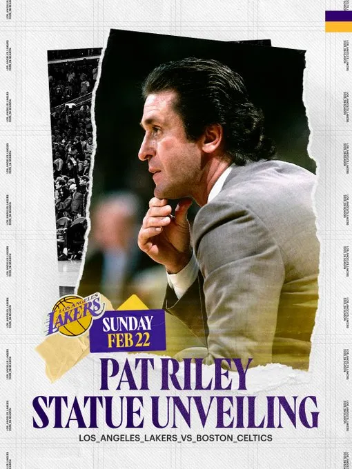 Los Lakers Rinden Tributo a Pat Riley con una Nueva Estatua