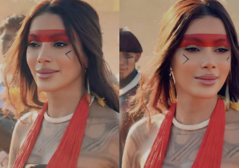Anitta filma nuevo video musical con una tribu en su tierra natal