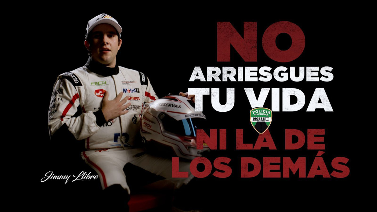 Digesett presenta segundo video que alerta sobre el exceso de velocidad junto piloto profesional dominicano de automovilismo