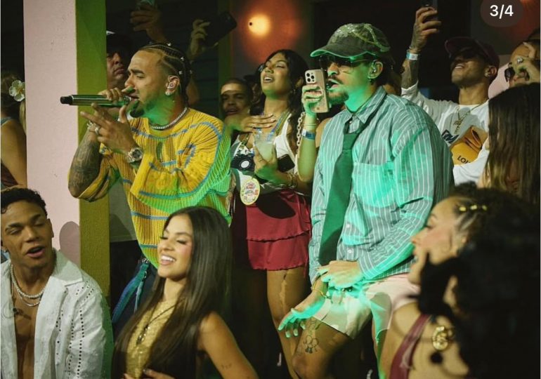 Ozuna y Bad Bunny sorprenden juntos en el escenario, según Gamal RD