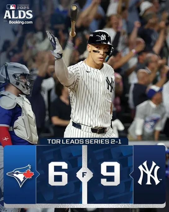 ⚾ Aaron Judge lidera la remontada de los Yankees para mantenerse vivos en la serie divisional