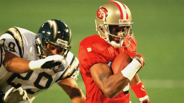 🏈 JERRY RICE lidera a los 49ers en touchdowns: 187 anotaciones para la leyenda de San Francisco