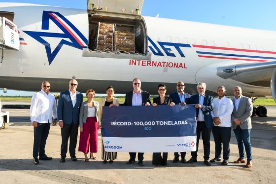 Aeropuerto Las Américas supera 100,000 toneladas carga