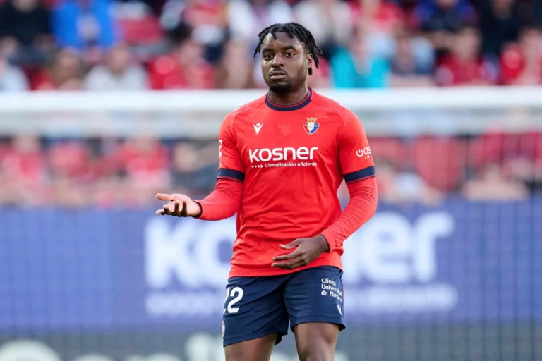Boyomo podría jugar ante FC Barcelona: la inesperada esperanza de CA Osasuna 💥
