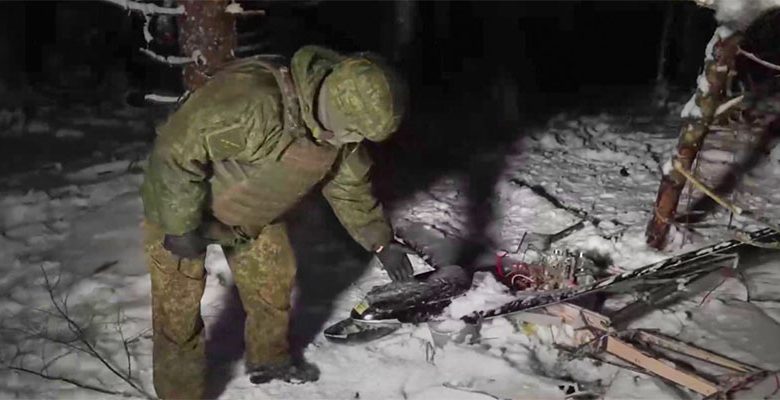 Carga explosiva de 6 kilos: Oficial ruso da detalles de uno de los drones derribados que volaban hacia residencia de Putin