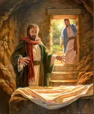 PALABRA DE DIOS SABADOS DE LECTURA Entonces entró también el otro discípulo, el que había llegado primero al sepulcro, y vio y creyó.
